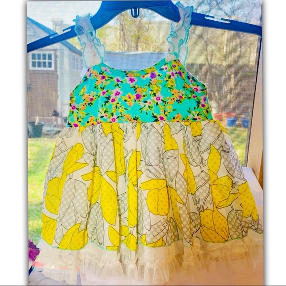 Mini Mini Spring Baby Girl Dress 18 months - Picture 4 of 6